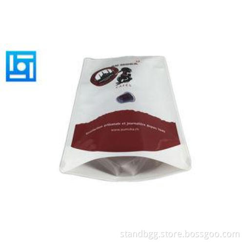 Tear Notch Food Grade Plastic Bags / Stand Up Pouches For F
